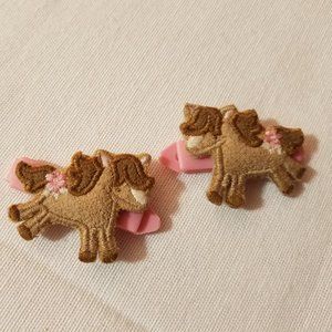 Gymboree Pony Ranch Hair Clips VGUC.